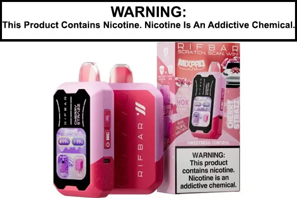 RIFBAR MIXPRO 40K DISPOSABLE VAPE – 40,000 PUFFS - Vapejuice - Image 2
