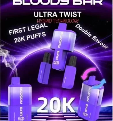 Bloody Bar 20k Ultra Twist Disposable Vape – Legal 20000 Puffs Vape