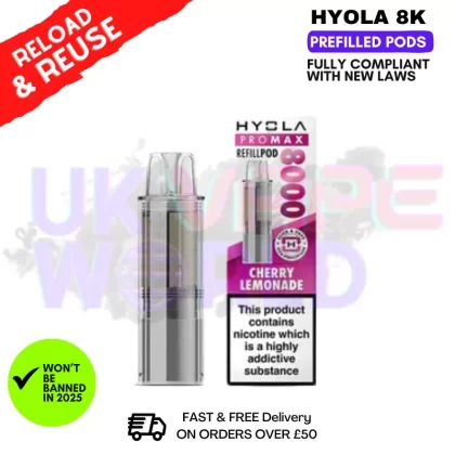 Cherry Lemonade Hyola Pro Max 8000 Replacement Pod