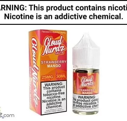 STRAWBERRY MANGO BY CLOUD NURDZ SALT 30ML - Vapejuice