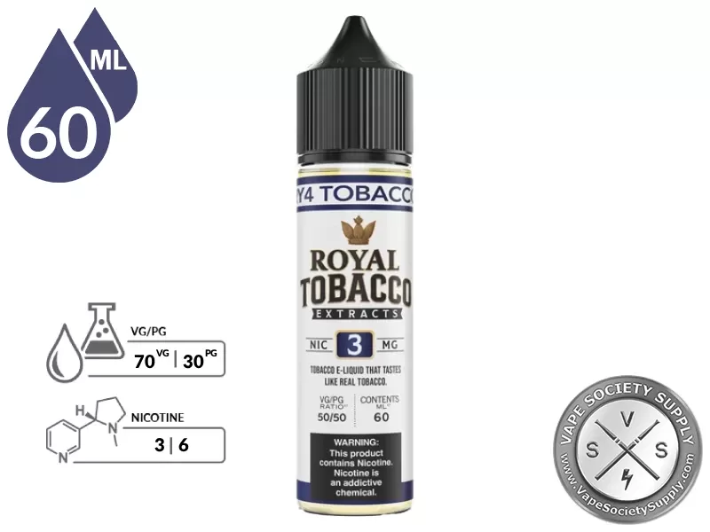 RY4 Tobacco Royal Tobacco 60ml - Image 2