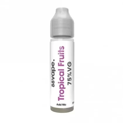 88vape Tropical Fruits E Liquid – Add Nic Series (50ml Shortfill)