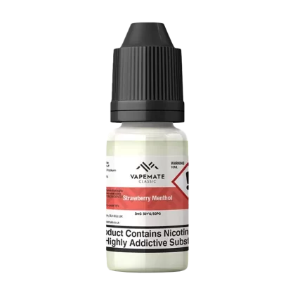 Vapemate Classic Strawberry Menthol 10ml - 70VG / 30PG / 6mg - Ecigwizard