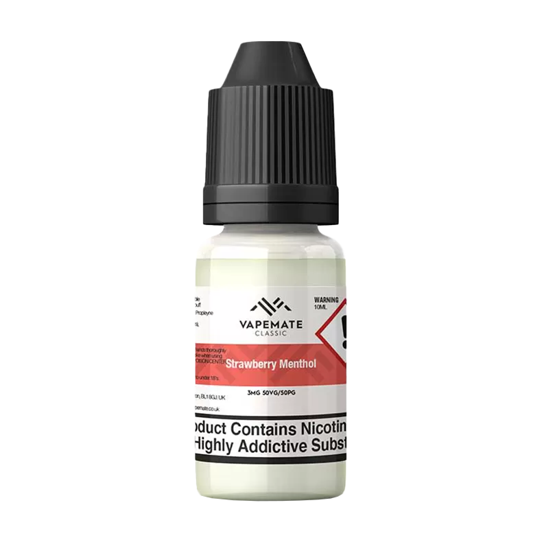 Vapemate Classic Strawberry Menthol 10ml - 70VG / 30PG / 6mg - Ecigwizard