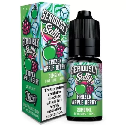 Doozy Seriously Salty Frozen Apple Berry Nic Salt E Liquid – Seriously Salty (10ml)