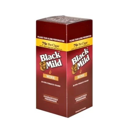 Black & Mild Wine Pre-Priced, box of 25