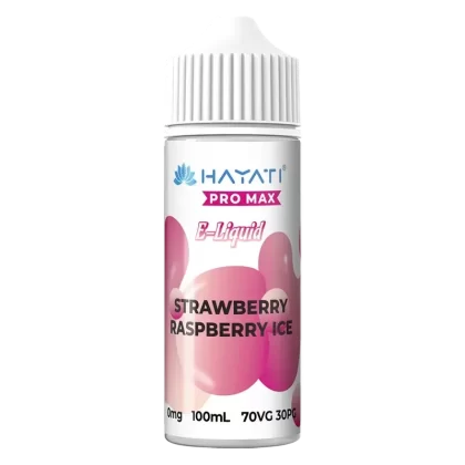 Hayati Strawberry Raspberry Ice 100ml Shortfill Vape Juice - Ecigpremium