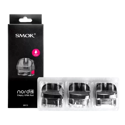 SMOK Nord 4 Replacement Pod (3 Pack) - Nord 4 RPM 2 Pod, Nord 4 RPM Pod