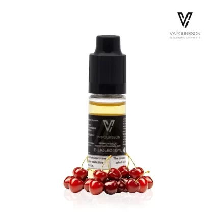 Vapoursson e-Liquid – Cherry 12mg 10ml Bottle | Cigee