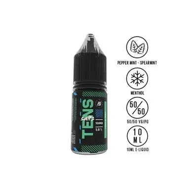 Triple Mint 10ml By Tens - Nicotine Strength#10mg (Salt)