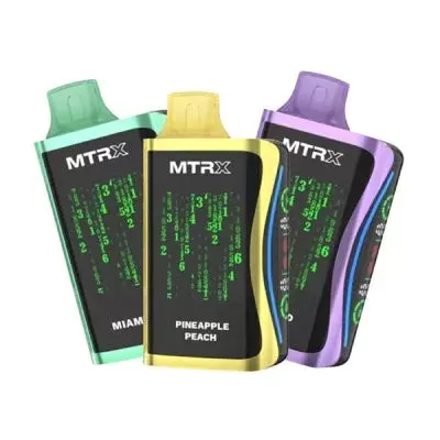 MTRX MX 25000 Disposable - provape_pod_flavor#Choose an Option...>Blue Razz>Candied Grape>Fusion Sunset>Green Apple Watermelon>Lime Berry Orange>Miami Mint>Pink Grapefruit>Raspberry Coconut