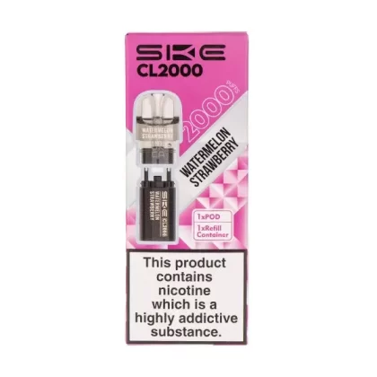 Watermelon Strawberry CL2000 Prefilled Pod + Refill by SKE