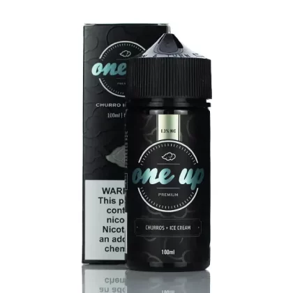 One Up Premium E-liquids - Churro and Ice Cream - 100ml - 3mg