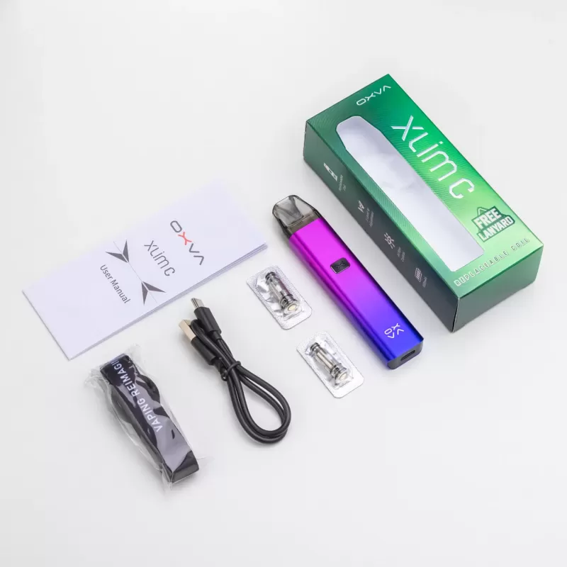 OXVA Xlim C Pod Kit 25W - Gradient Blue - Image 2