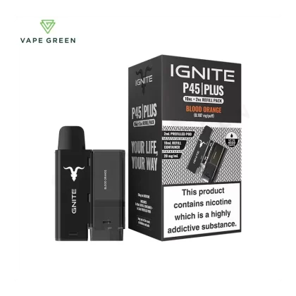 Blood Orange Prefilled Pods by Ignite P45 Plus