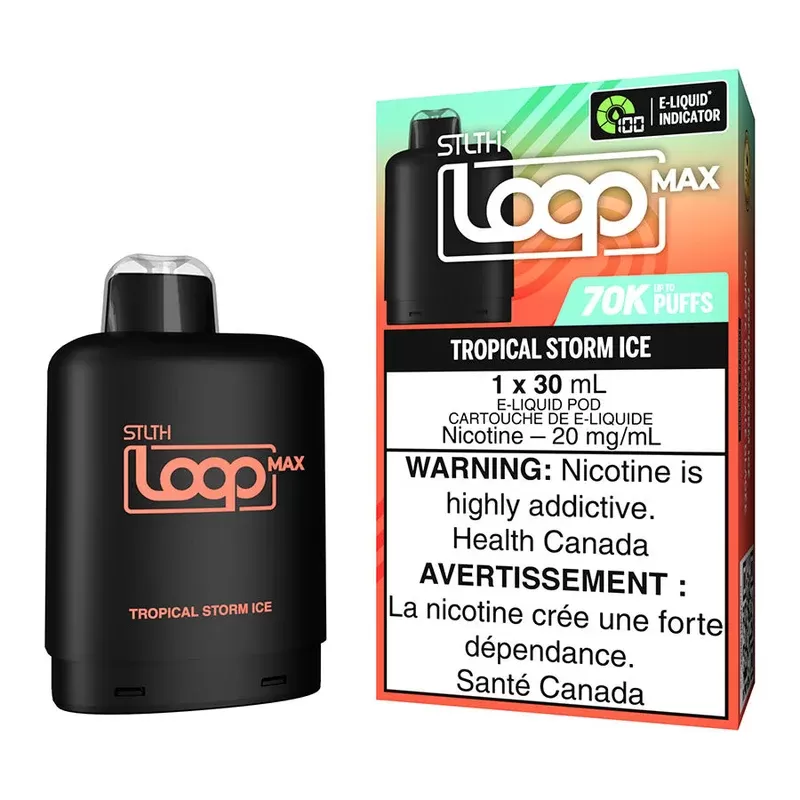STLTH Loop Max E-Liquid Pod Pack – Tropical Storm Ice 30ml