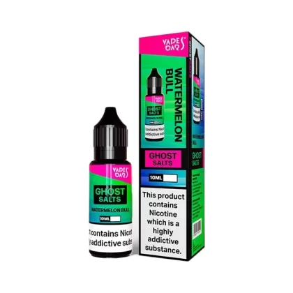 Vapes Bars Ghost Salts Watermelon Bull E Liquid 10ml - Nicotine Strength#20mg>10mg