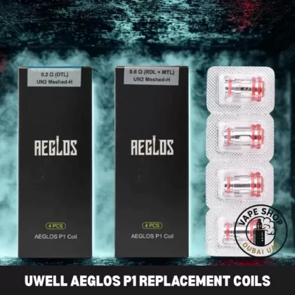 UWELL Aeglos P1 Replacement Coils (4 PCS) in Dubai, UAE - Vape Product, Vape Product