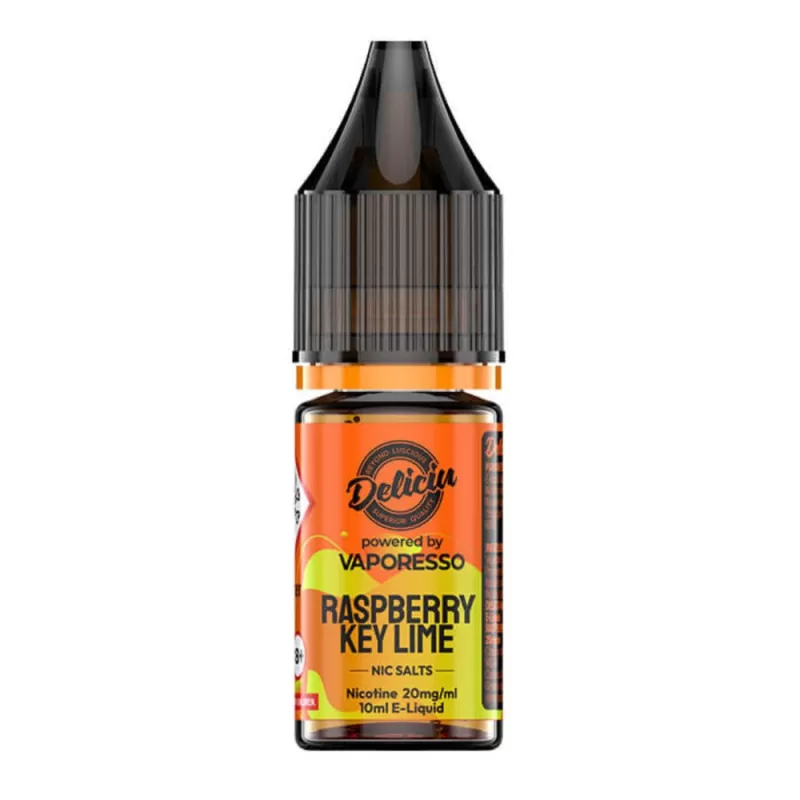 Raspberry Key Lime Nic Salt E-Liquid by Deliciu (10ml) - 20mg