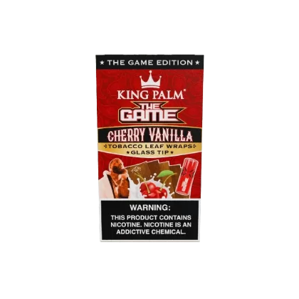 Tobacco Sheets w/Glass Tips – The Game Edition – Cherry Vanilla King Palm