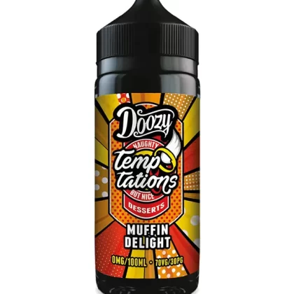 Muffin Delight Temptations Doozy Vape Co E Liquid 120ml - 3mg
