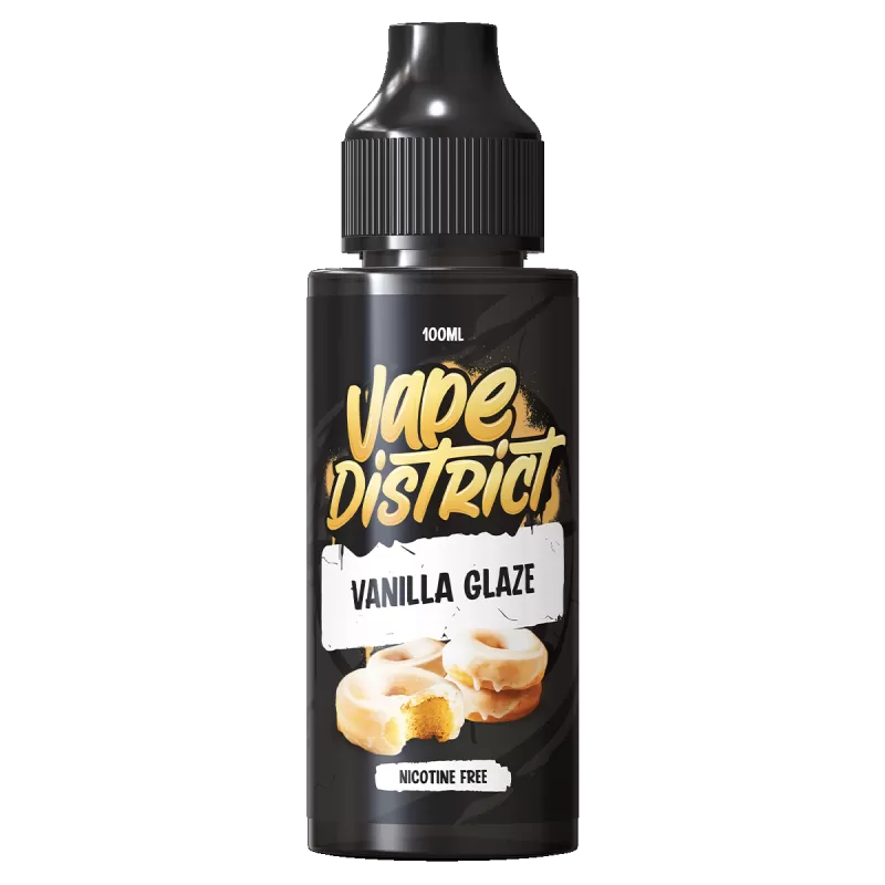 Vanilla Glaze by Vape District 100ml - ICE NIC SHOTS (+£1.99)