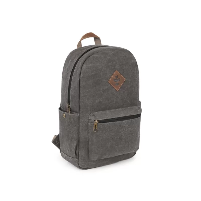 Revelry Explorer - Smell Proof Backpack - Striped Dark Grey