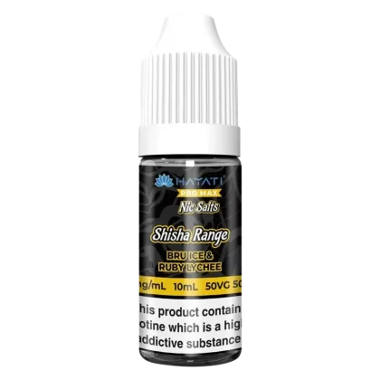 Hayati Pro Max Shisha Bru Ice Ruby Lychee Nic Salt