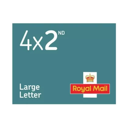 2nd Class Large Stamps 4 Pack Booklet