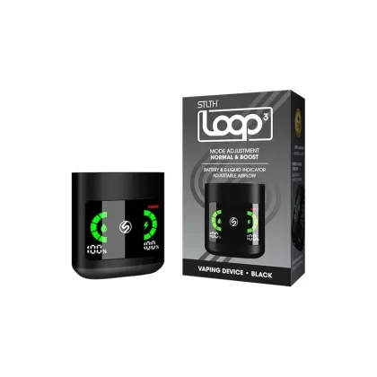 STLTH LOOP 3 DEVICE - COLOR#BLACK (DC2A8F)