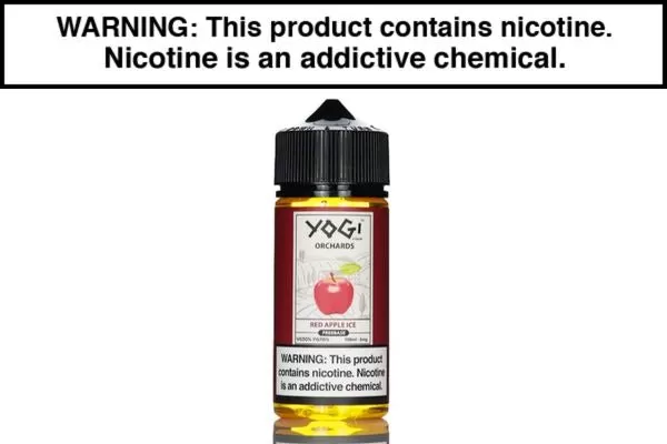 RED APPLE ICE BY YOGI ORCHARDS E LIQUID 100ML - Vapejuice