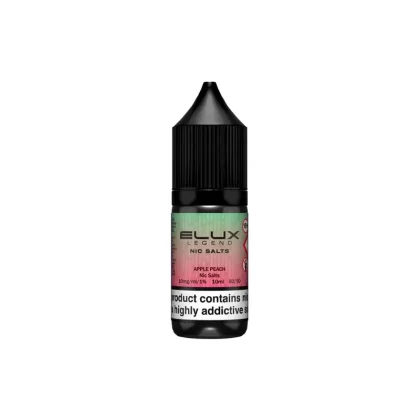 Elux Legend Nic Salts Apple Peach E Liquid 10ml - Nicotine Strength#20mg>10mg (201BC3)