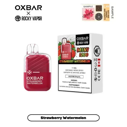 ROCKY VAPOR OXBAR MINI 1200 – STRAWBERRY WATERMELON