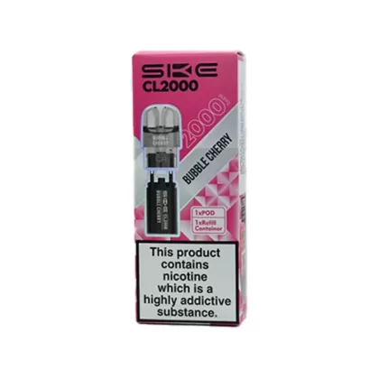 SKE CL2000 Prefilled Pods Bubble Cherry - Strength#20mg (A814B9)