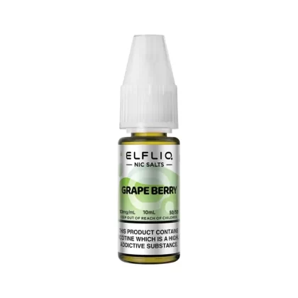 Elf Bar Elfliq Grape Berry Nic Salt E-Liquid - 20mg