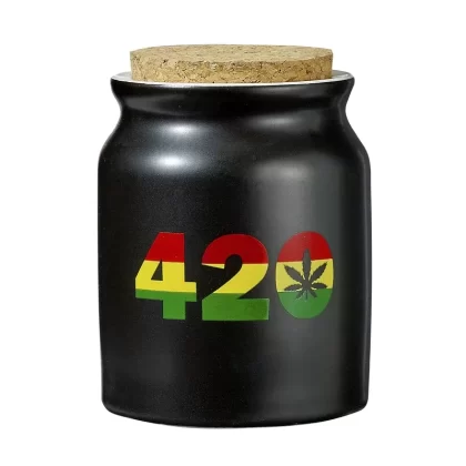 420 Rasta Color Stash Jar - Eliquidsupply