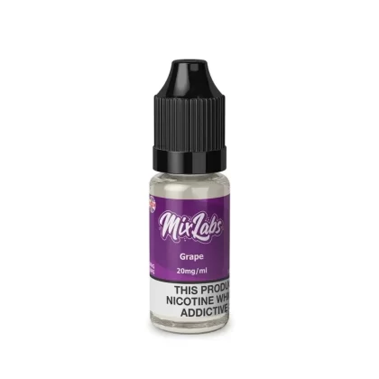 Red Grape Ice 10ml By Mix Labs Nic Salt - Nicotine Strength#20mg (Salt)>10mg (Salt)>5mg (Salt)