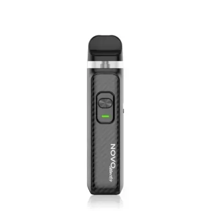 Smok Novo Master Kit Pod Device 30 Watts (1000 mAh) - Black Carbon Fibre, Black Gun Metal (Leather)