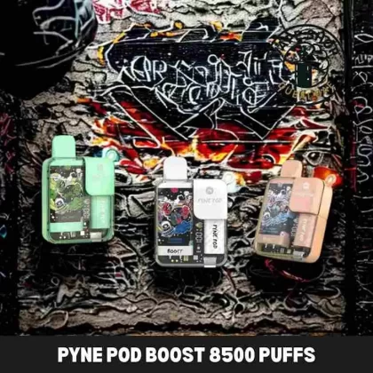 Pyne Pod Boost 8500 Puffs 5% Nicotine Rechargeable Vape Buy in Dubai