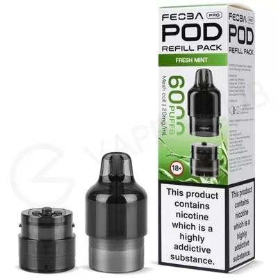 Fresh Mint Feoba 6000 Pro Refill Pack