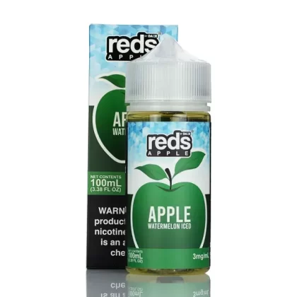 7 Daze - Reds Apple ICED eJuice Watermelon - 100ml - 3mg