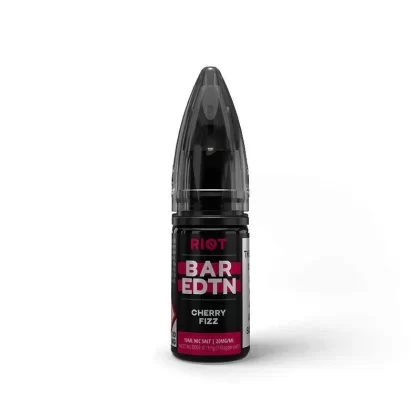 CHERRY FIZZ RIOT BAR EDTN NICOTINE SALT E-LIQUID BY RIOT SQUAD