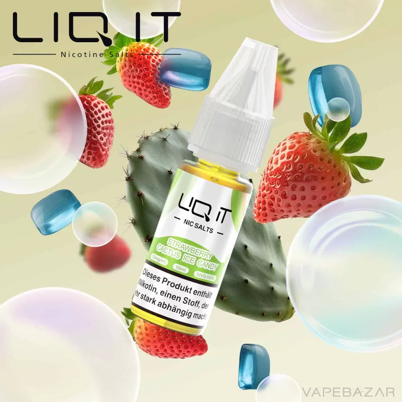 Lovesticks LIQ IT Liquid – Strawberry Cactus Candy Ice - Vapebazar