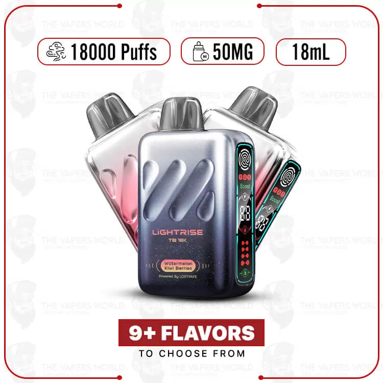 LIGHTRISE TB 18K Puffs 5% Disposable - Thevapersworld