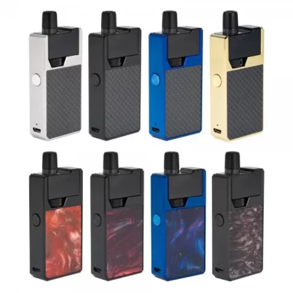 GeekVape Frenzy Pod Device - Color#Black Ghost>Blue Azure>Black and Carbon Fiber>Gold and Carbon Fiber>Silver and Carbon Fiber>Black Onyx>Blue and Carbon Fiber>Black Magma