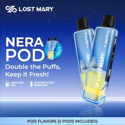 Lost Mary NERA 70K Disposable POD - 70,000 Puffs - Scary Berry