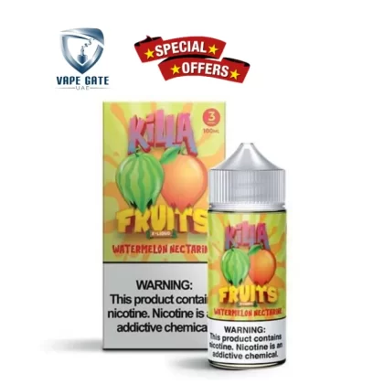 Watermelon Nectarine 100ml E Liquid by Killa Fruits - 3 mg / 100 ml