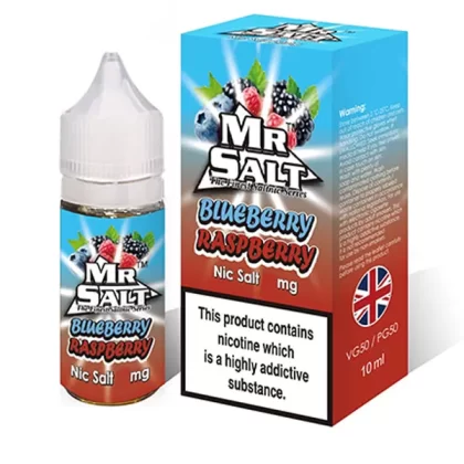 Mr Salt Blueberry Raspberry Nic Salt E-Liquid - 10mg