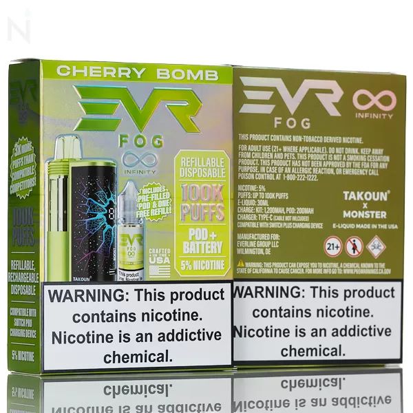EVRFOG 100K Refillable Disposable Kit - Mexican Mango - Image 3