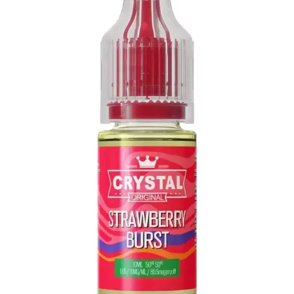 SKE Crystal Strawberry Burst Nic Salt Vape Juice - Strength